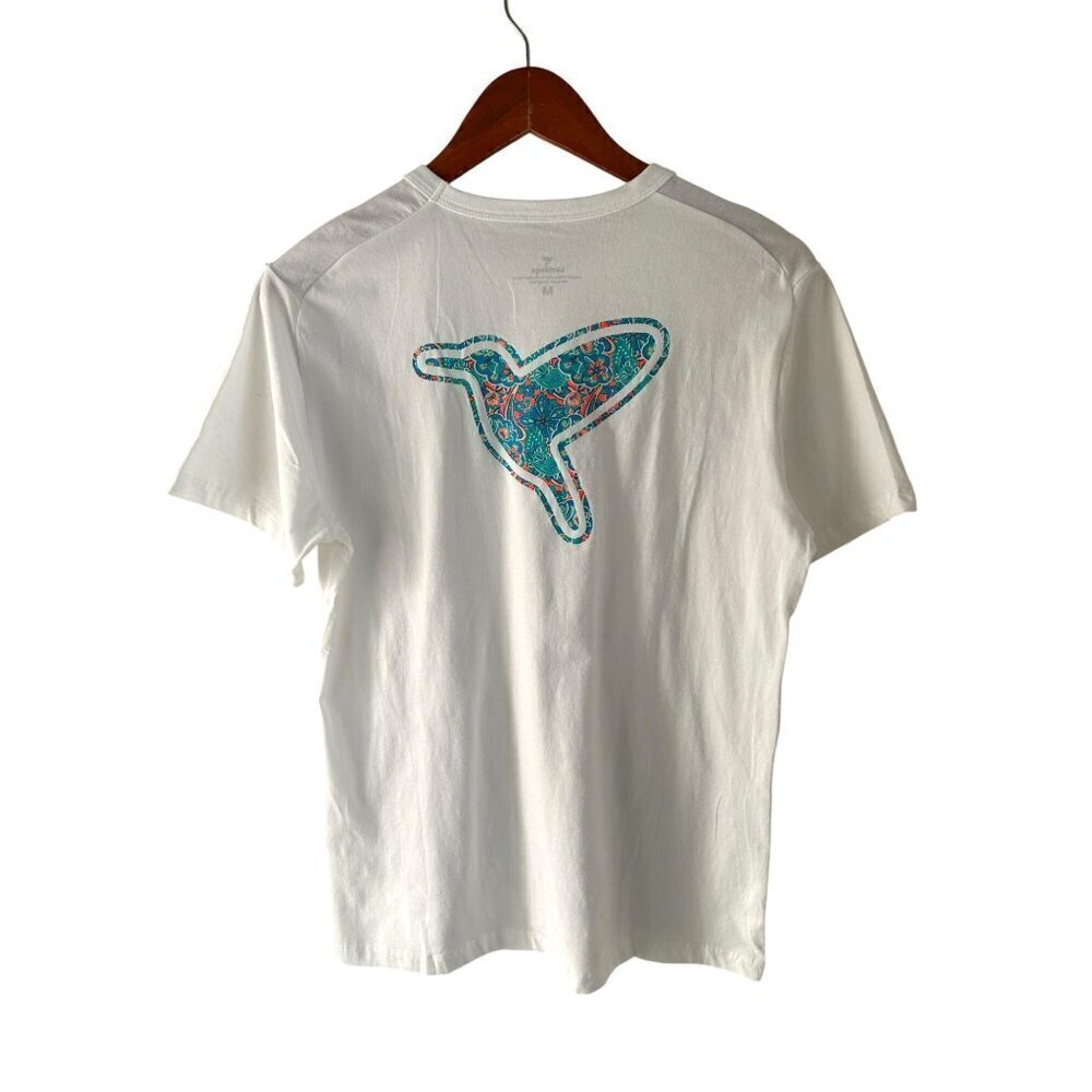 Birddogs Shirt Mens Med White Graphic Print Tee T-Shirt Short Sleeve